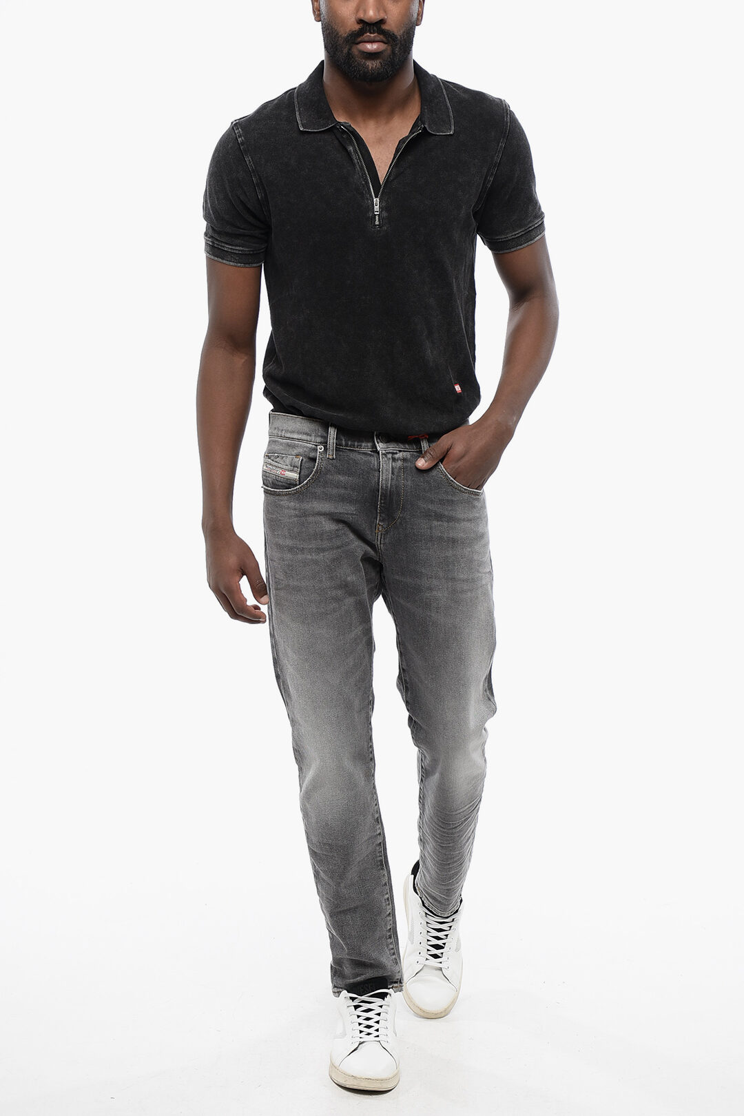 Diesel Mid Waist 2019 D-STRUKT Slim Fit Jeans 16cm L32 men