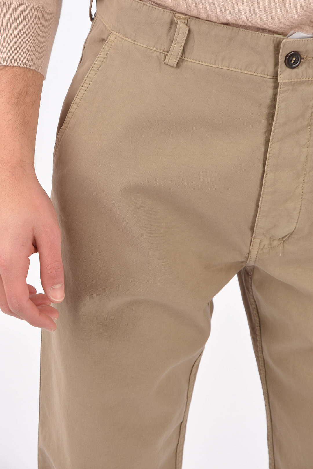 Buy ANDAMEN Beige Regular Fit Chino Trousers for Men's Online @ Tata CLiQ