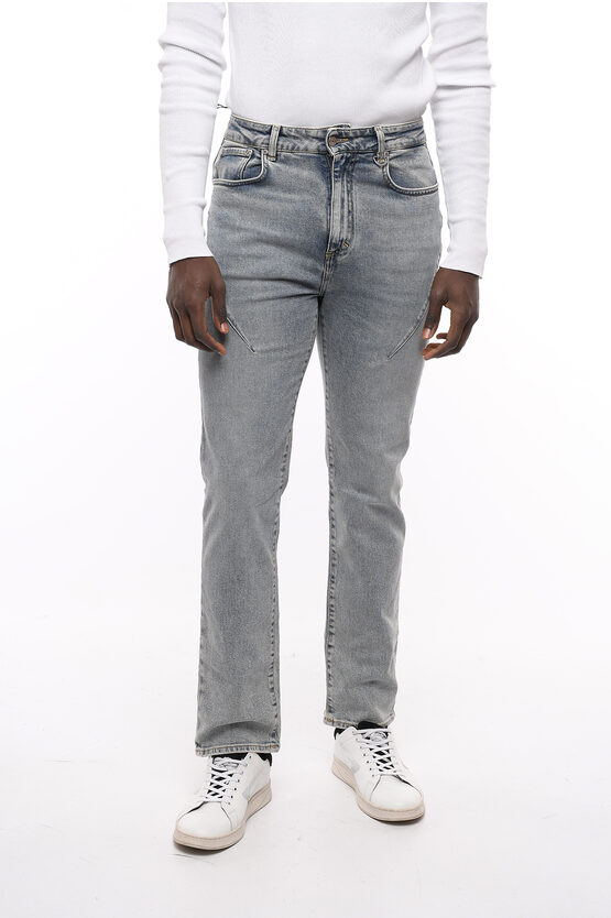 Represent Mid-waist Regular Fit Jeans 19cm In Blue
