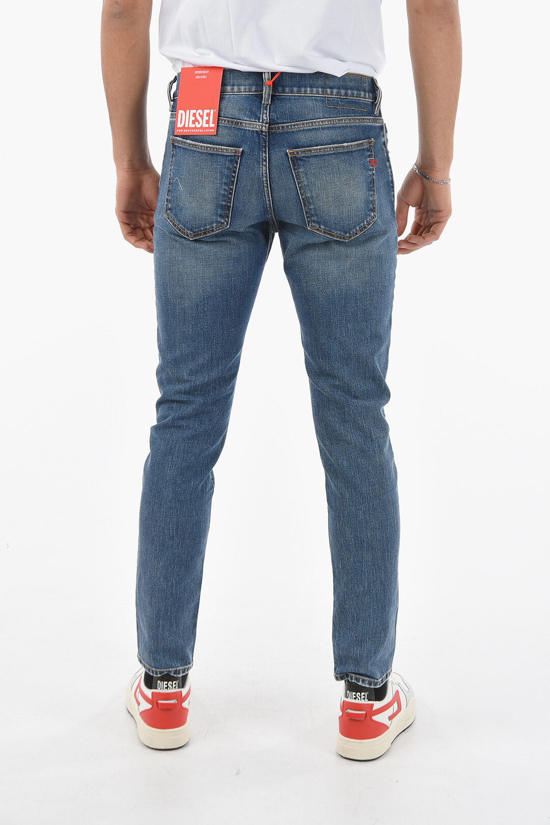 Mid Waist Fit D-STRUKT Jeans 15cm L32 men - Outlet