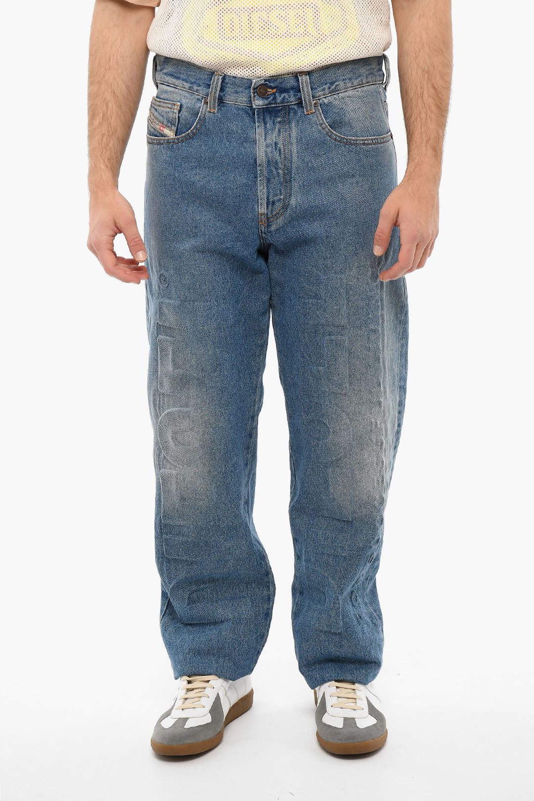 Score daar ben ik het mee eens Ontmoedigd zijn Diesel Mid-washed FS4 Loose-fitting Jeans with Debossed Logo men - Glamood  Outlet