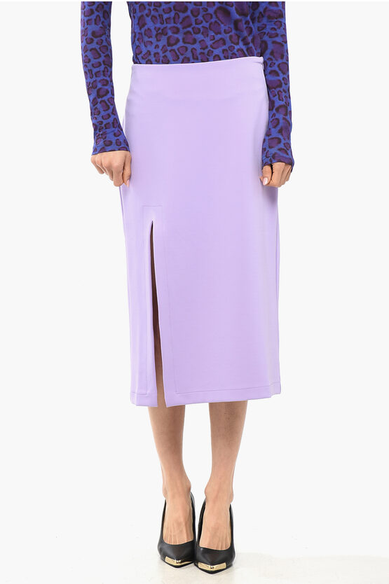 Viktor & Rolf Midi Straight Skirt With Split