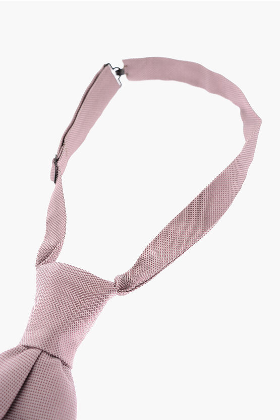 Mini Checked Silk Ascot Tie
