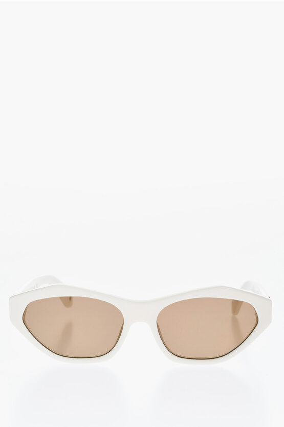 Off-white Mirrored Kent Squared Sunglasses In White