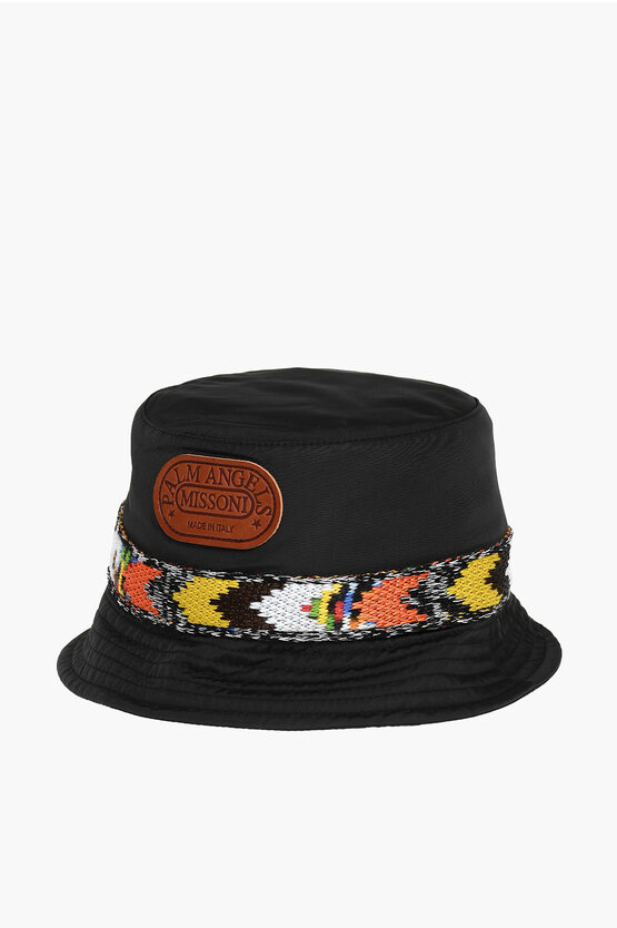 Shop Palm Angels Missoni Nylon Heritage Bucker Hat