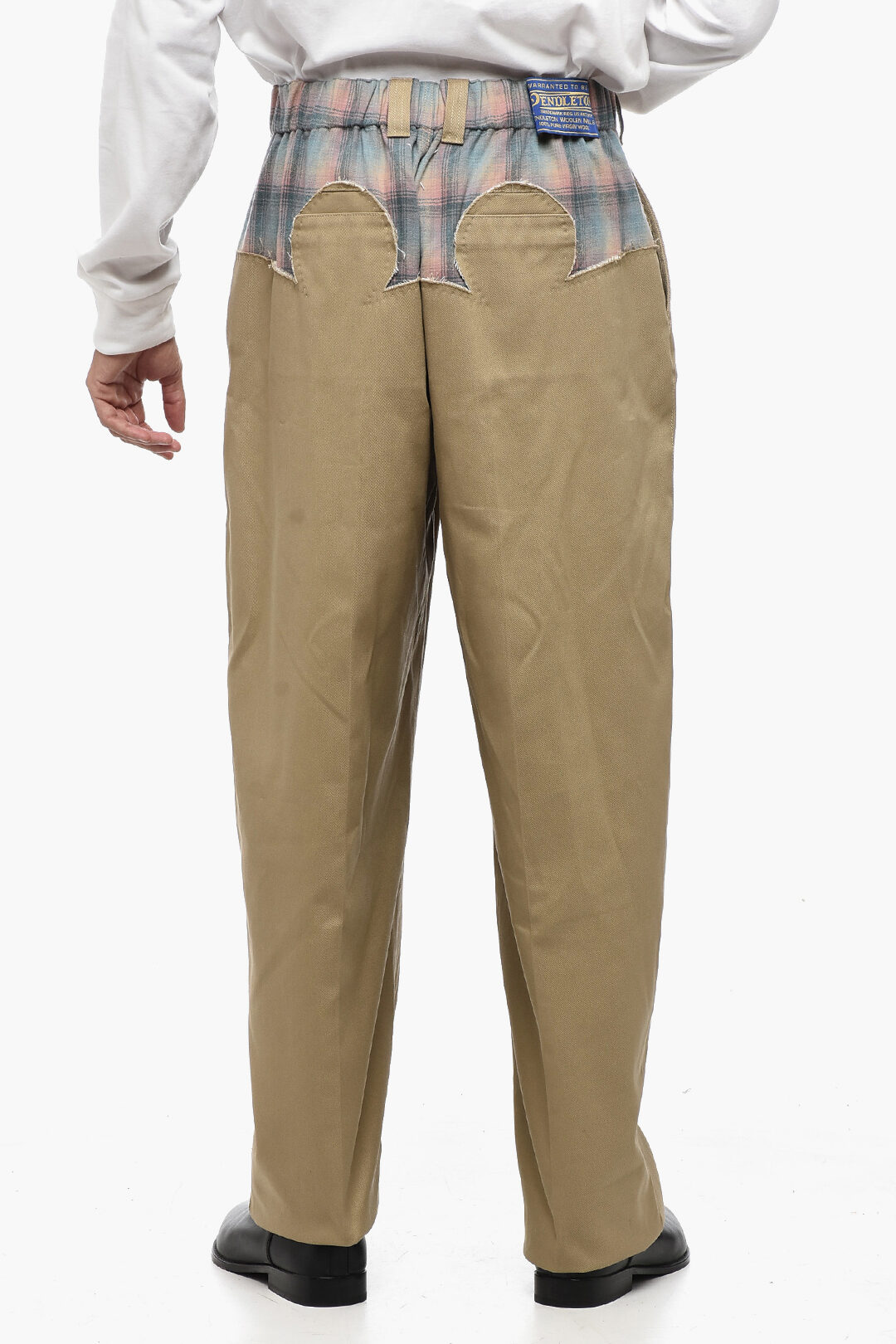 Maison Margiela MM0 Double-pleated PENDLETON Pants with