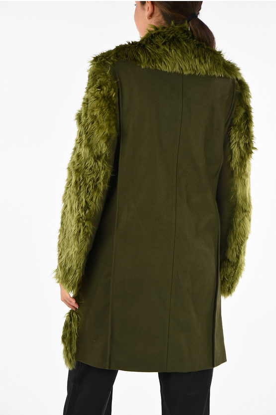 Maison Margiela MM1 Alpaca Real Fur Coat women Glamood Outlet