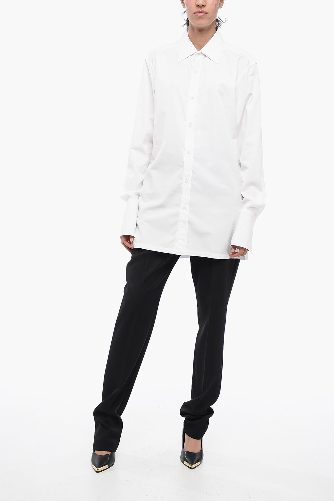 Maison Margiela MM1 Cotton Poplin Over Shirt women - Glamood