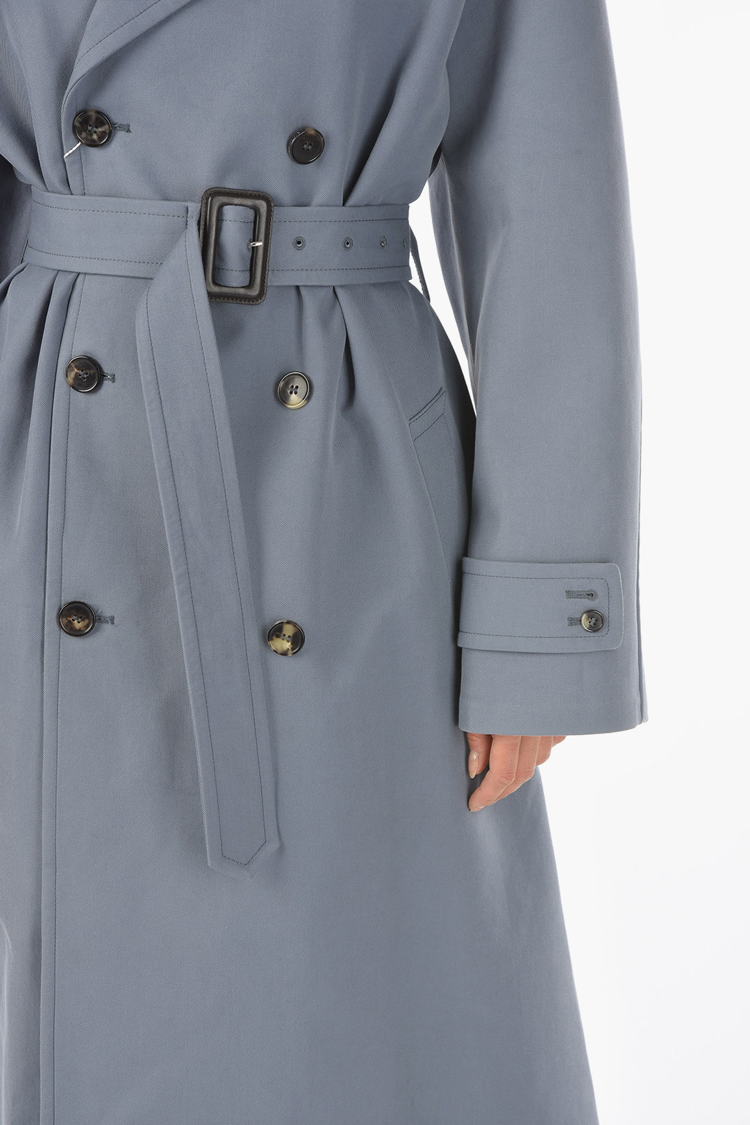 MM1 Cotton Silk Double-breasted Trench