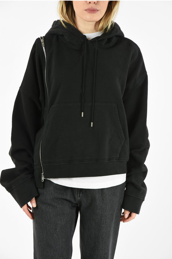 Maison Margiela MM1 SIDE ZIP LOOPBACK CROPPED BOXY FIT
