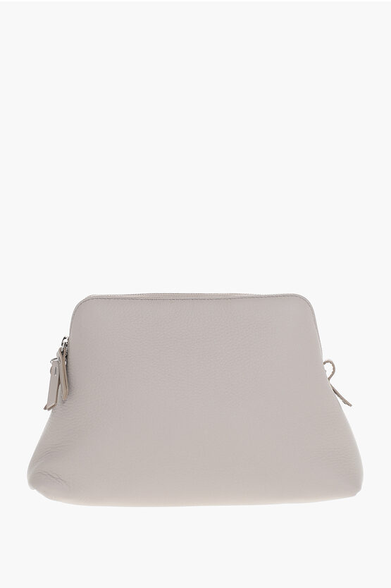 Maison Margiela Mm1 Textured Leather 5ac Crossbody Bag With Adjustable Shoul