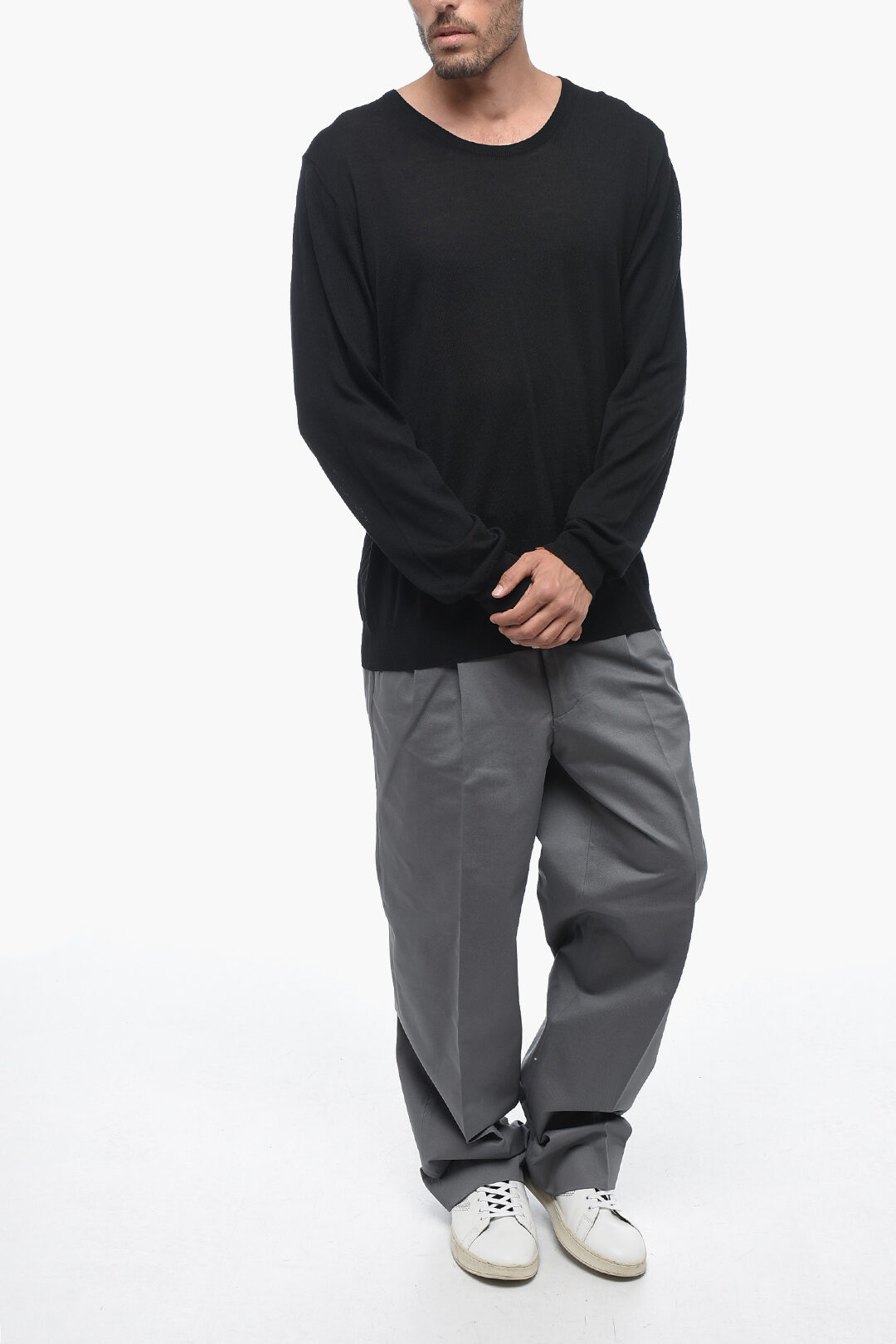 Maison Margiela MM10 Crew Neck Wool Sweater herren - Glamood Outlet