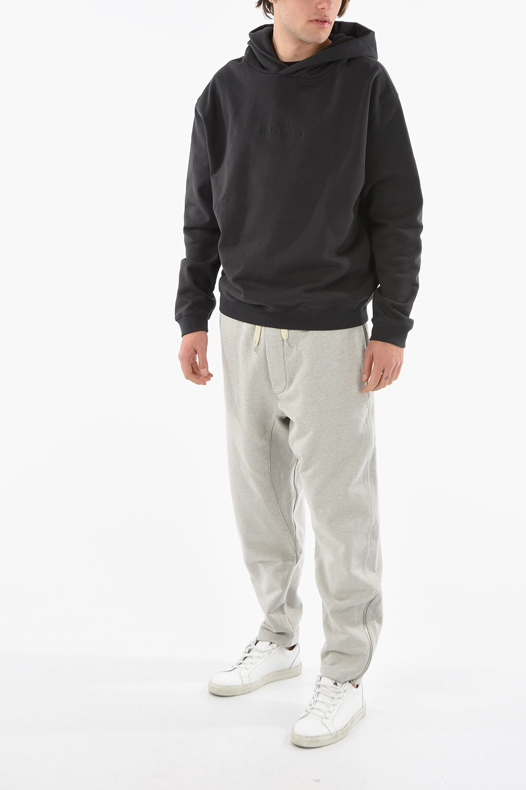 Maison Margiela MM10 Hoodie with Embroidered Lettering Logo men