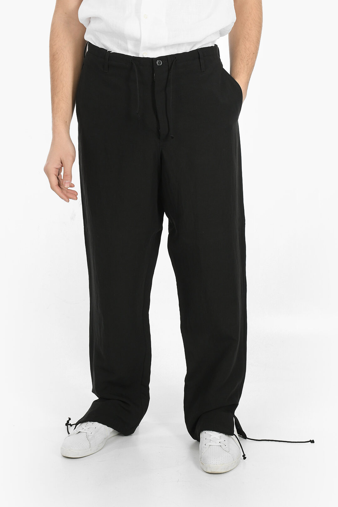Maison Margiela MM10 Linen and Viscose Pants with
