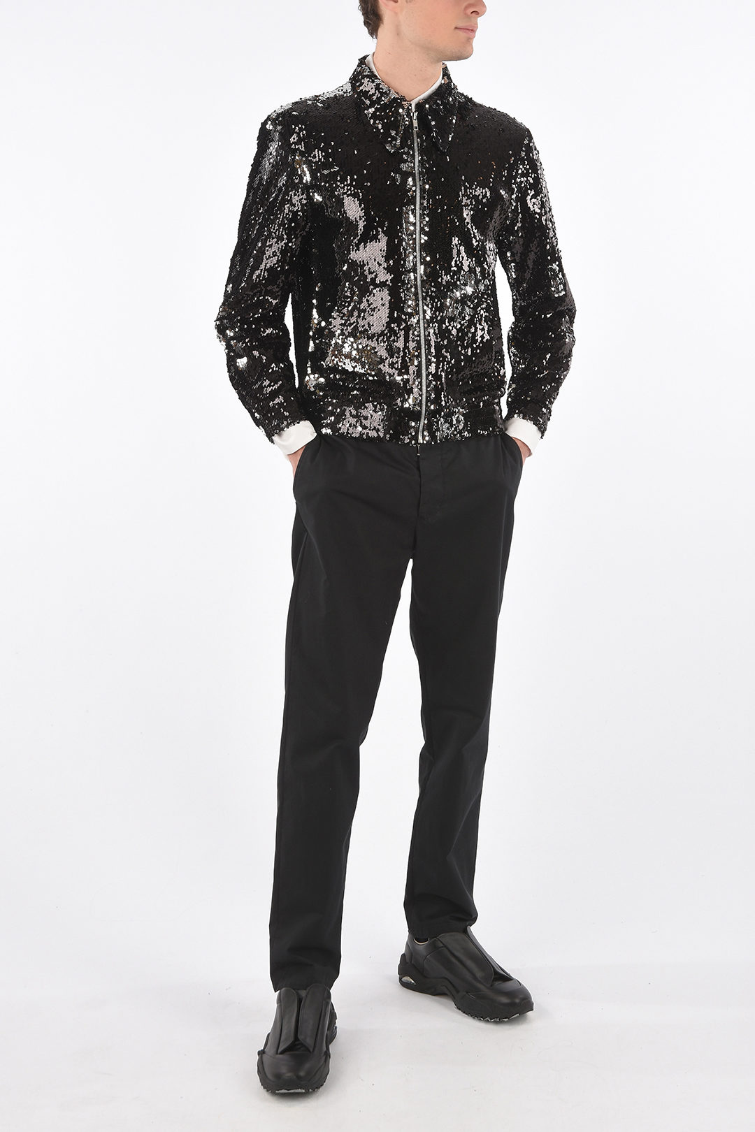 Inc mens sequin on sale jacket