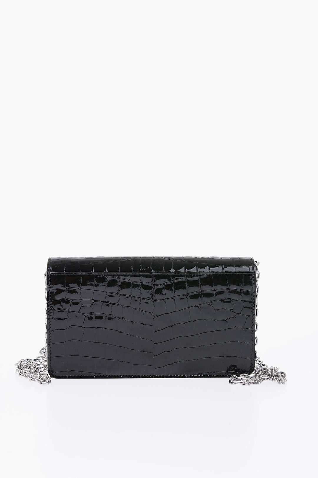 Maison Margiela MM11 crocodile print leather wallet women 