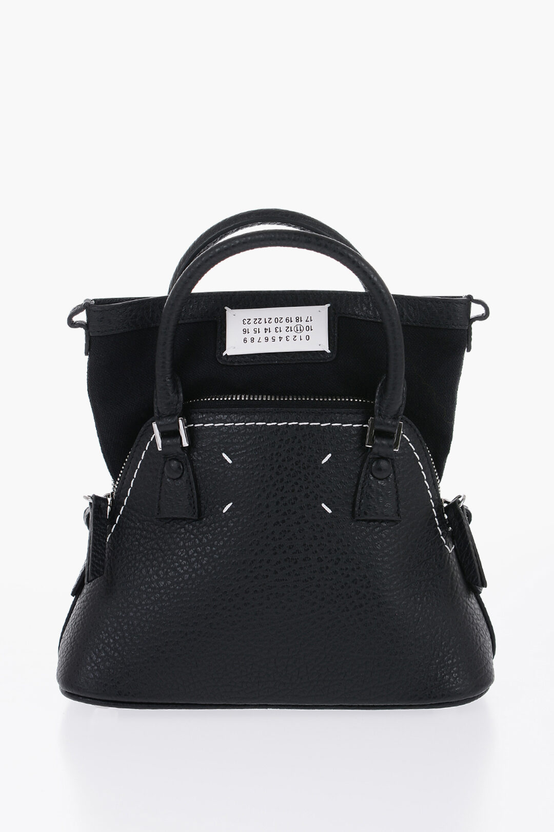【美品】 Maison Margiela 5AC MINI 5AC Mini leather tote in black - Maison Margiela | Mytheresa