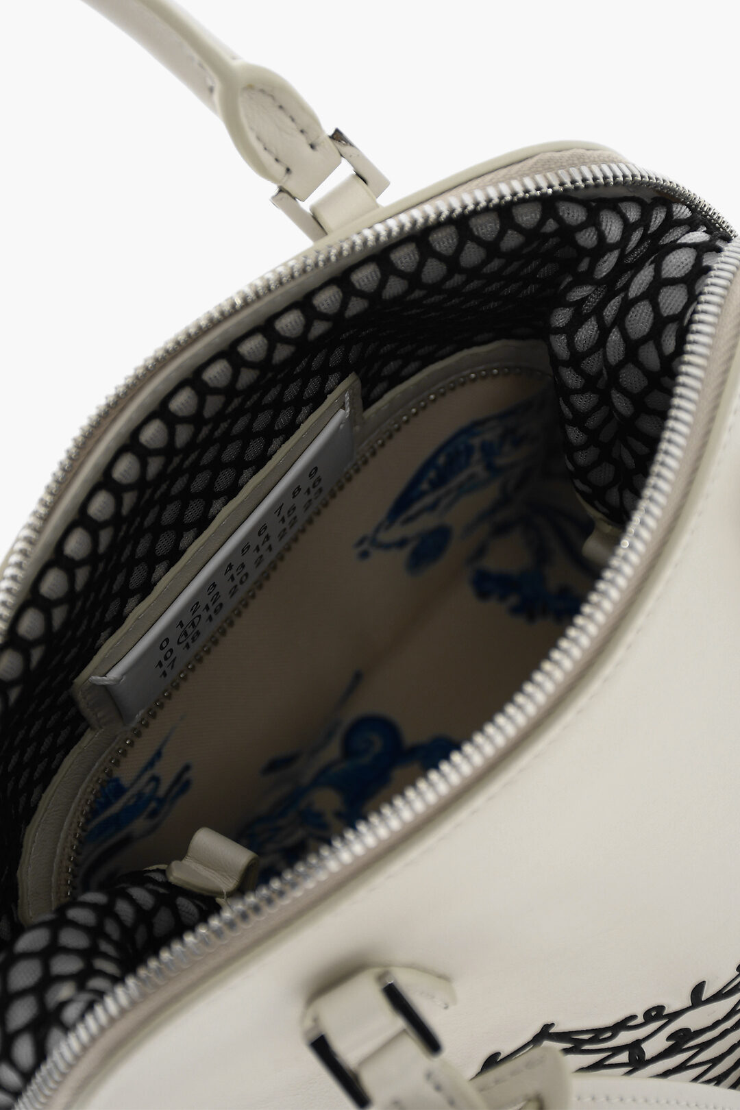 Maison Margiela MM11 Leather 5AC Handbag with Mesh Print women