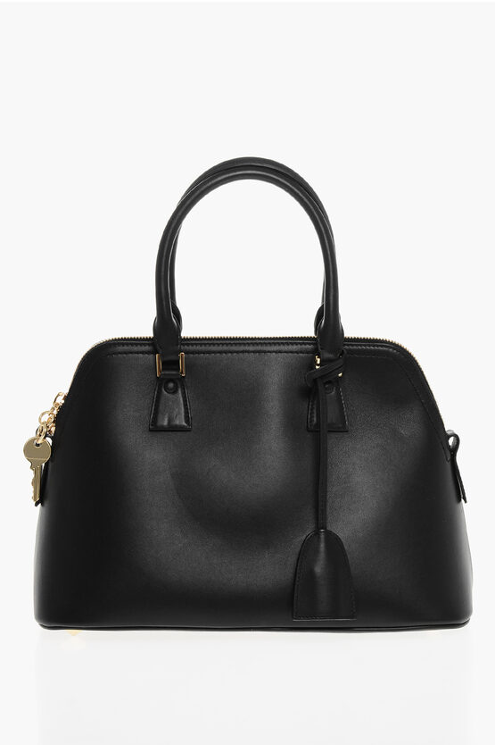 Maison Margiela Mm11 Leather 5ac Tote Bag With Removable Shoulder Strap