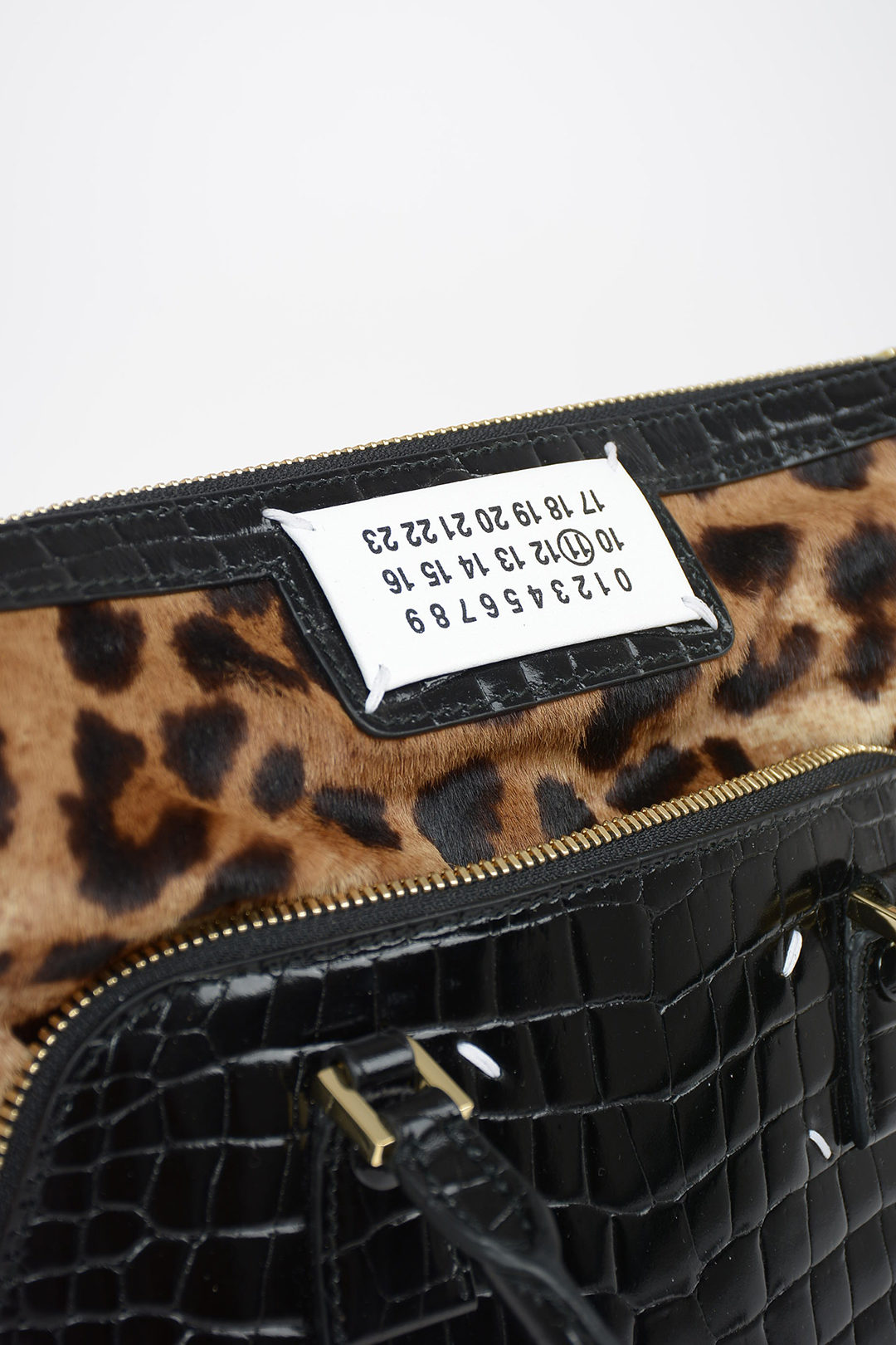 ハンドバッグ Maison Margiela MM11 Hand BAG Maison Margiela Mm11 Leather Bag With Logoed Clip Fastening