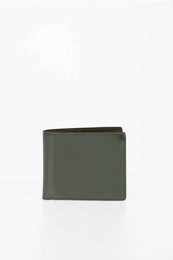 Maison Margiela Mm11 Leather Wallet In Green