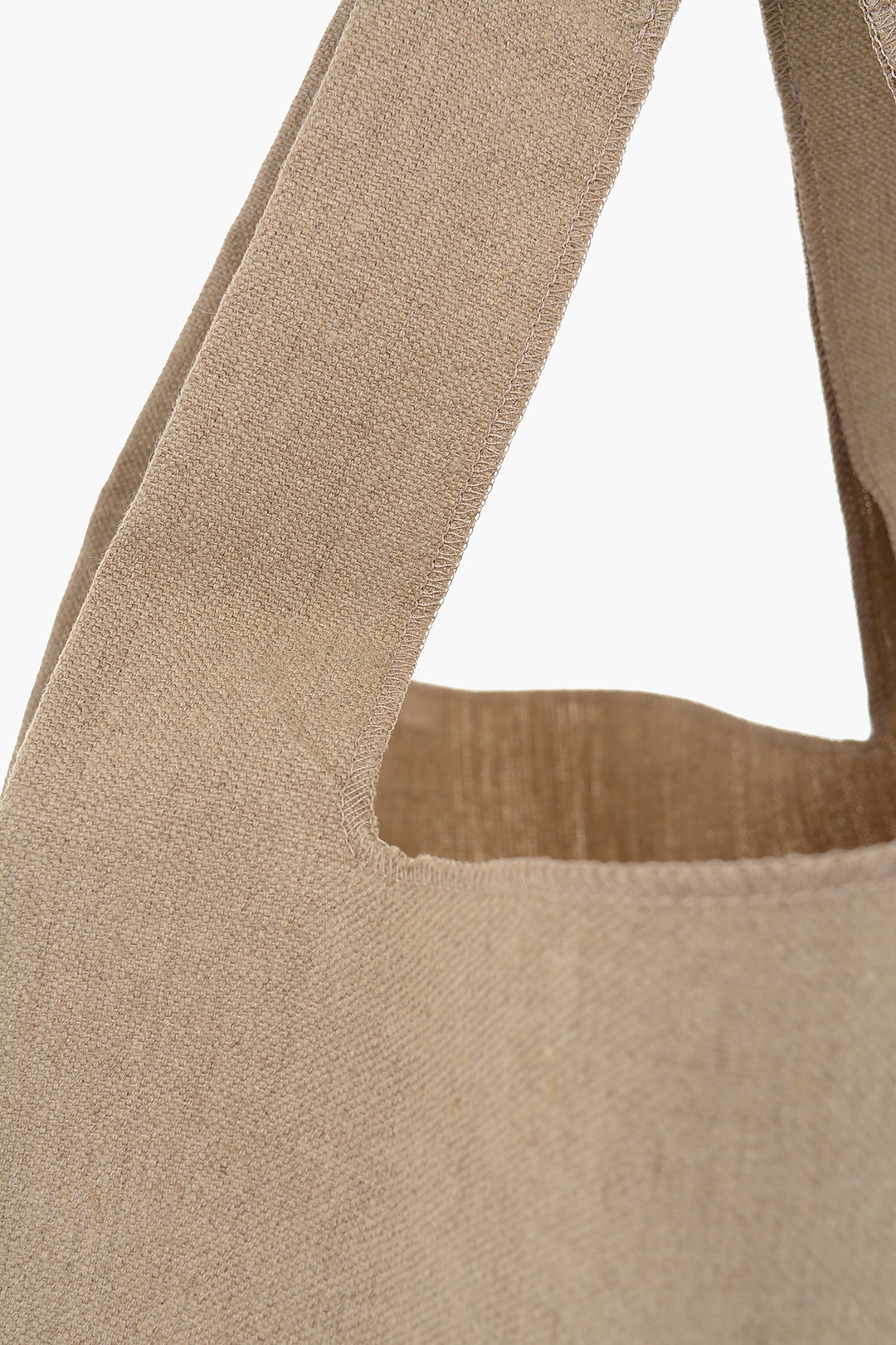 MM11 Linen Logo Printed Shopping Bag