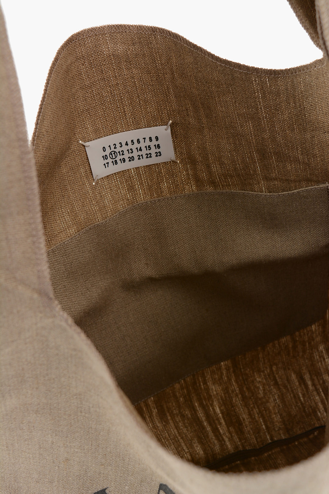 MAISON MARGIELA MM11 LINEN LOGO トートバッグ | www.fitwellind.com