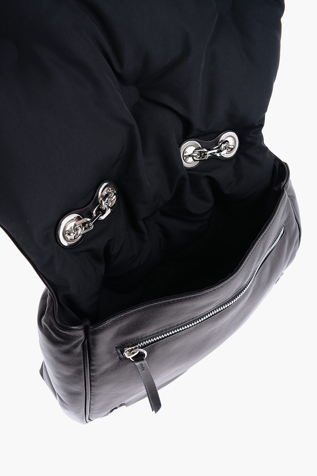 ☆【MAISON MARGIELA】☆SIGNATURE CHAIN SHOLDER BAG MIN.I☆ MAISON MARGIELA New Lock coated-canvas and pebbled-leather