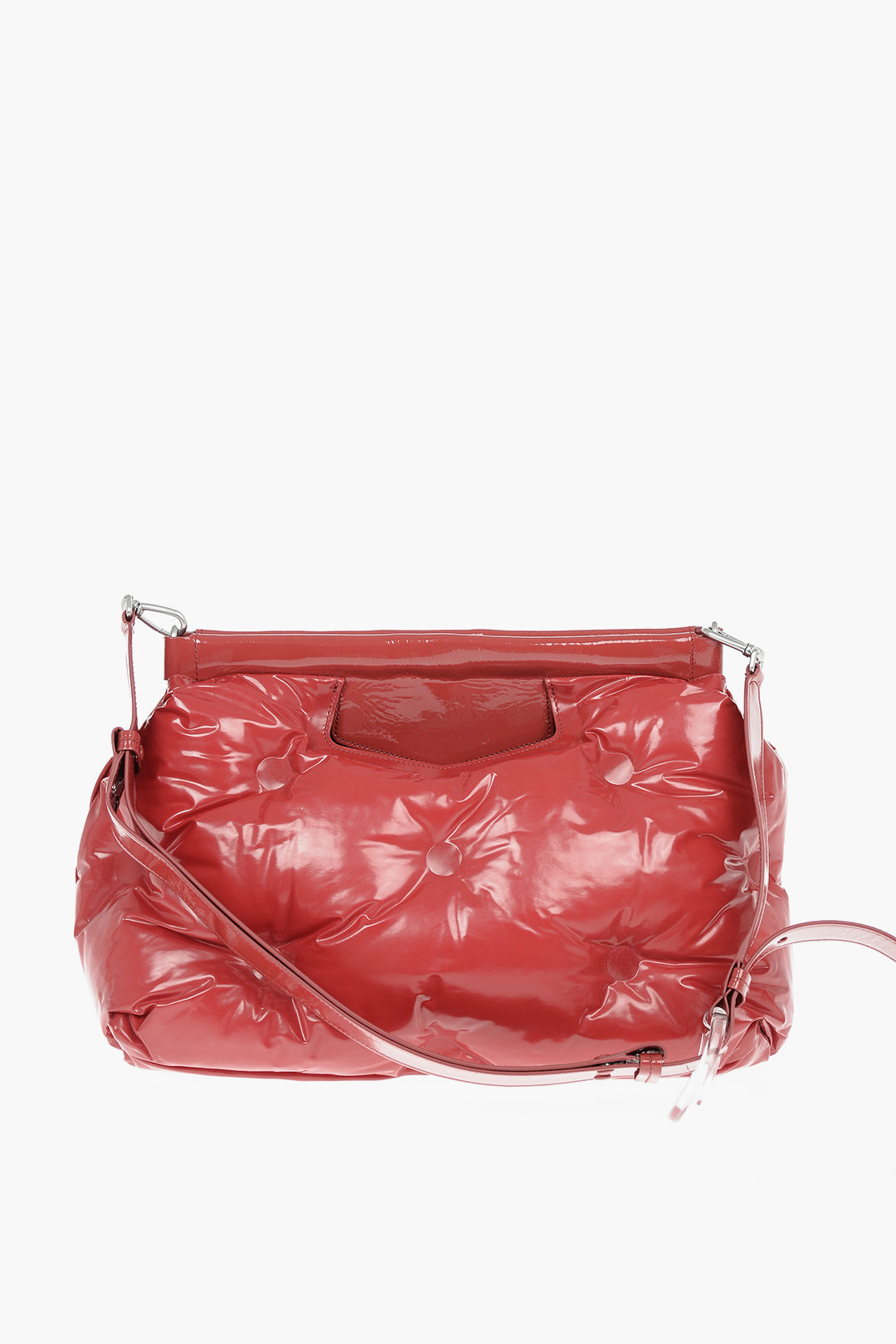 Maison Margiela MM11 Patent Leather Glam Slam Bag with Removable Shoulder Strap women Glamood