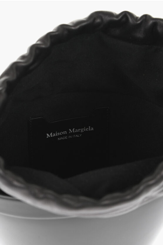 MM11 Patent Letaher Bucket Bag with Removable Strap