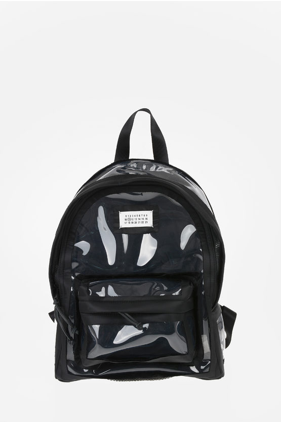 Maison Margiela Mm11 Plastic Backpack In Black