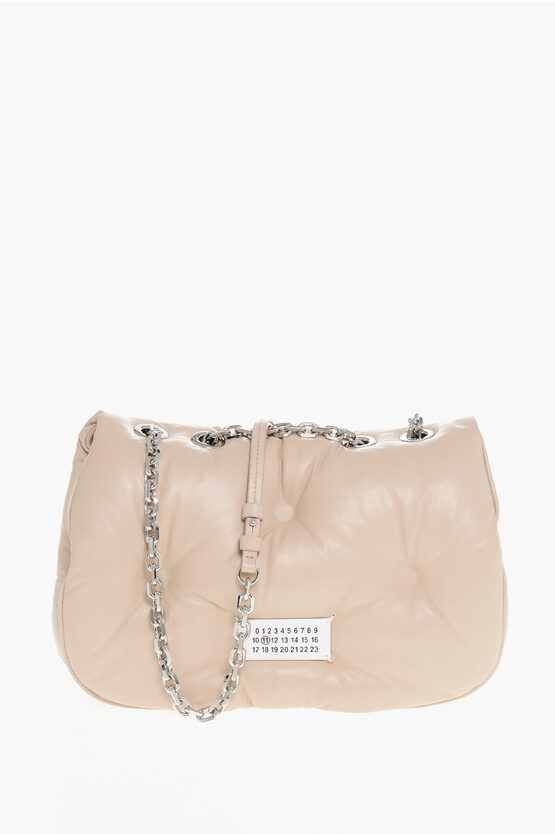 Maison Margiela Mm11 Quilted Leather Glam Slam Shoulder Bag With Chain Handl