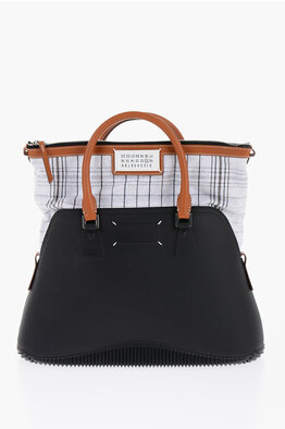Maison Margiela MM11 Textured Leather 5AC DAILY Tote Bag