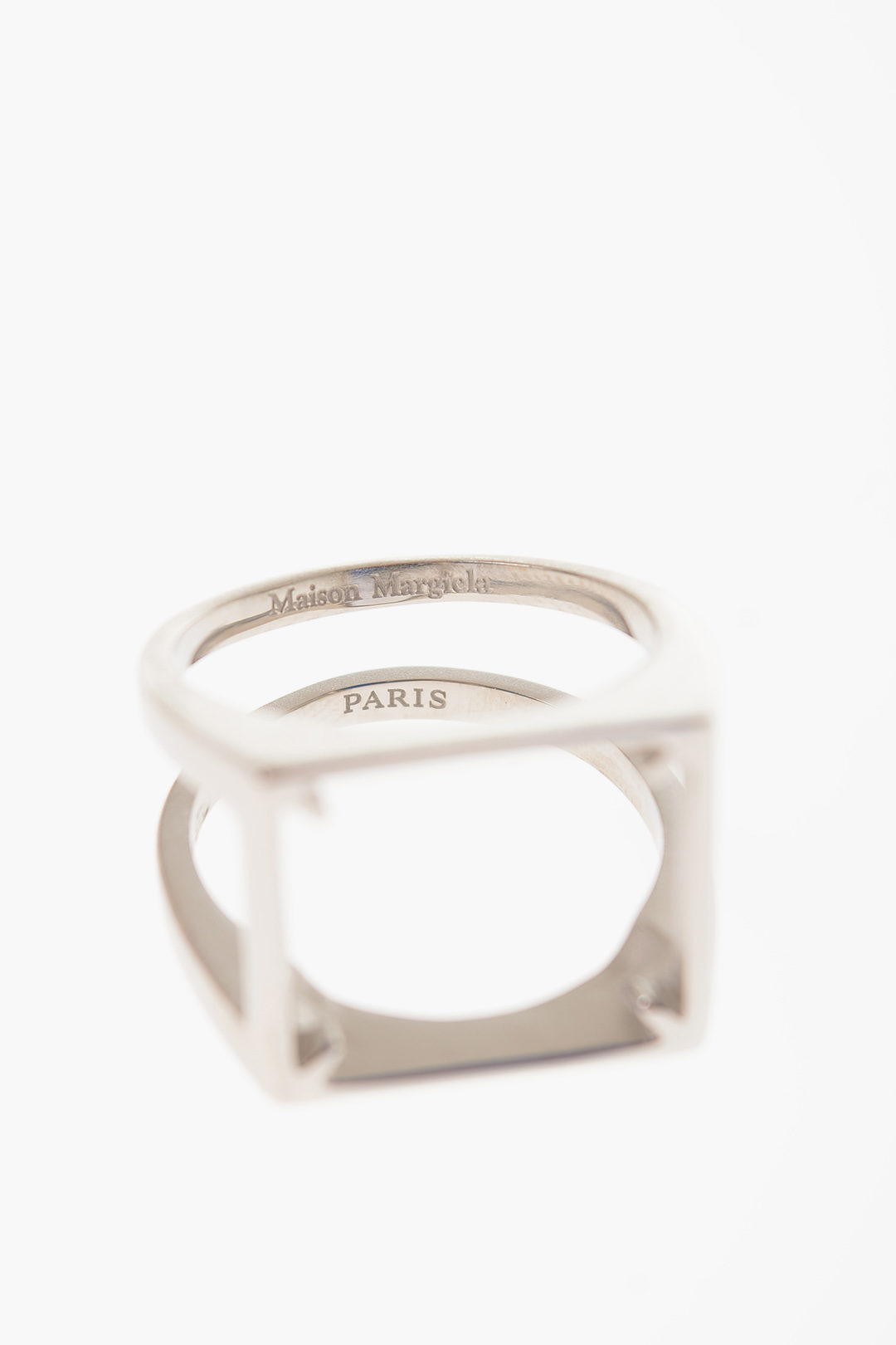 MM11 Silver double band ring