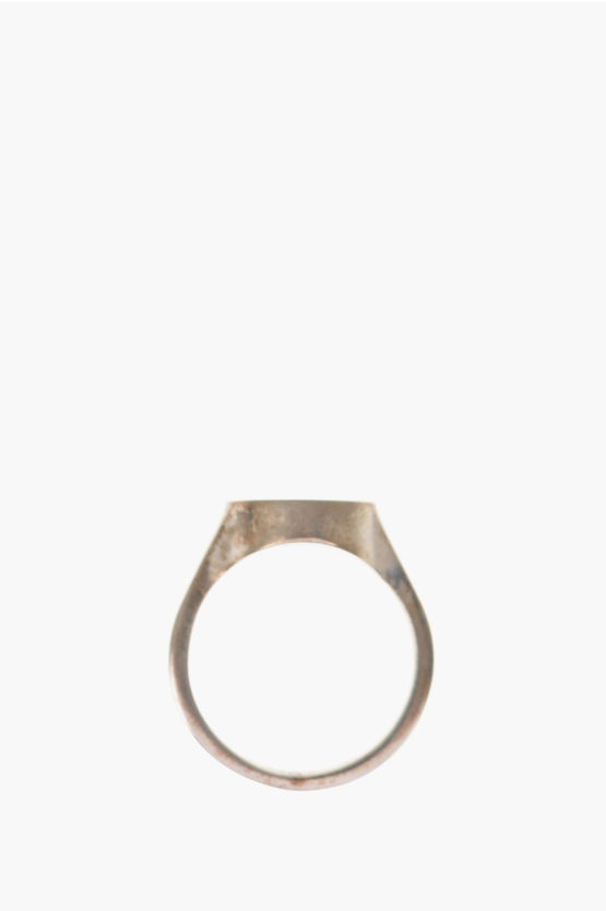 アクセサリー Maison Margiela 24AW Enamel Signet Ring Maison Margiela diamanté-embellished Signet Ring | Silver