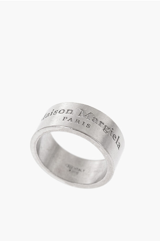 Shop Maison Margiela Mm11 Silver Ring