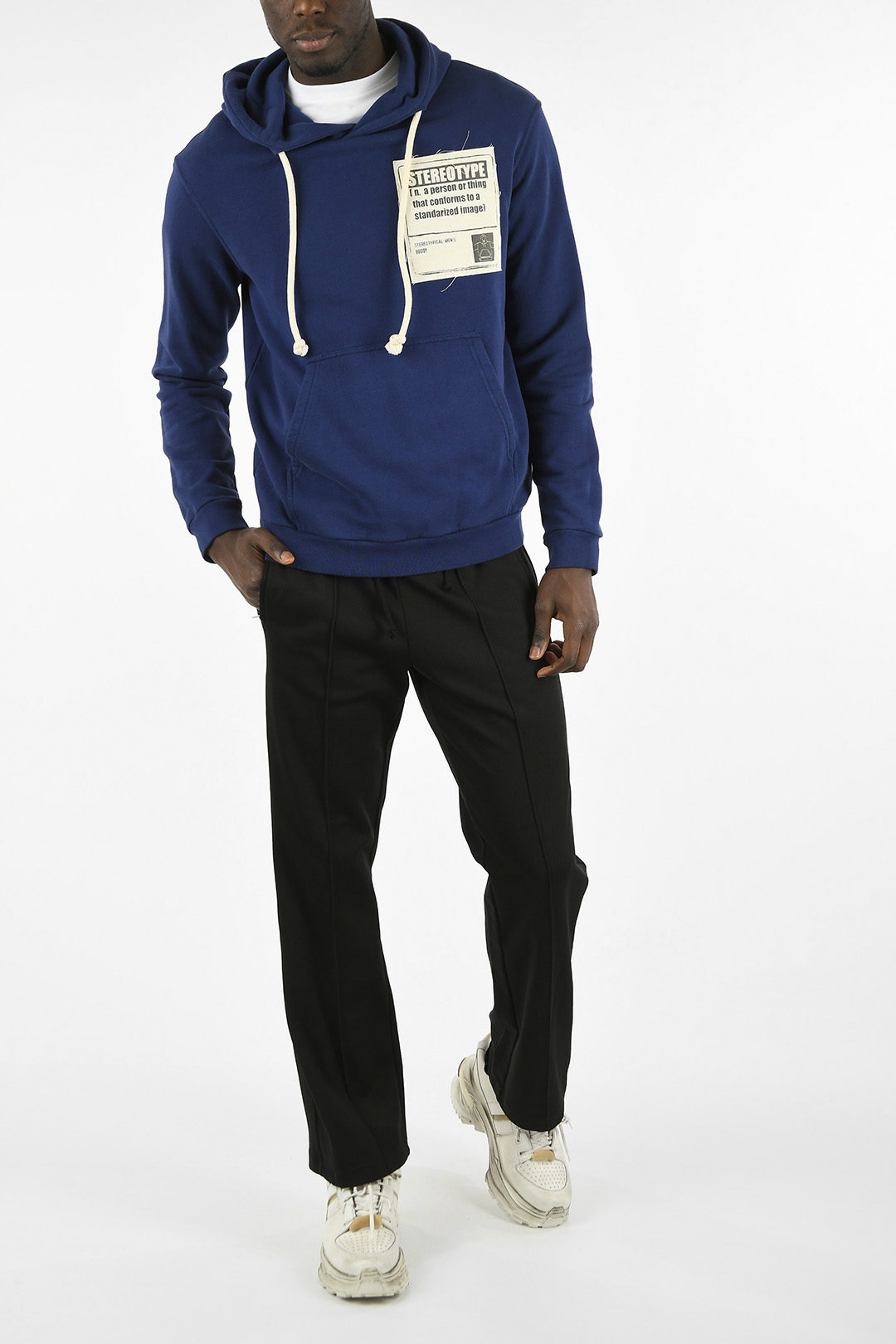 Maison Margiela Stereotype フーディー ネイビー Maison