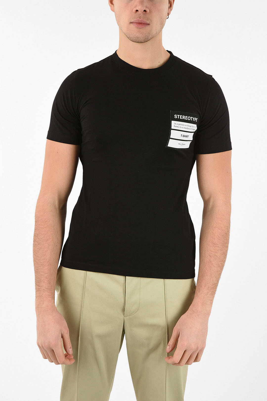 Maison Margiela MM14 STEREOTYPE PATCH REGULAR FIT T-SHIRT Maison Margiela MM14 STEREOTYPE PATCH REGULAR FIT T-SHIRT