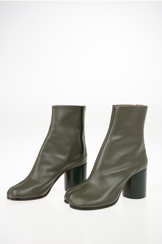 MM22 7cm Leather TABI Ankle Boot