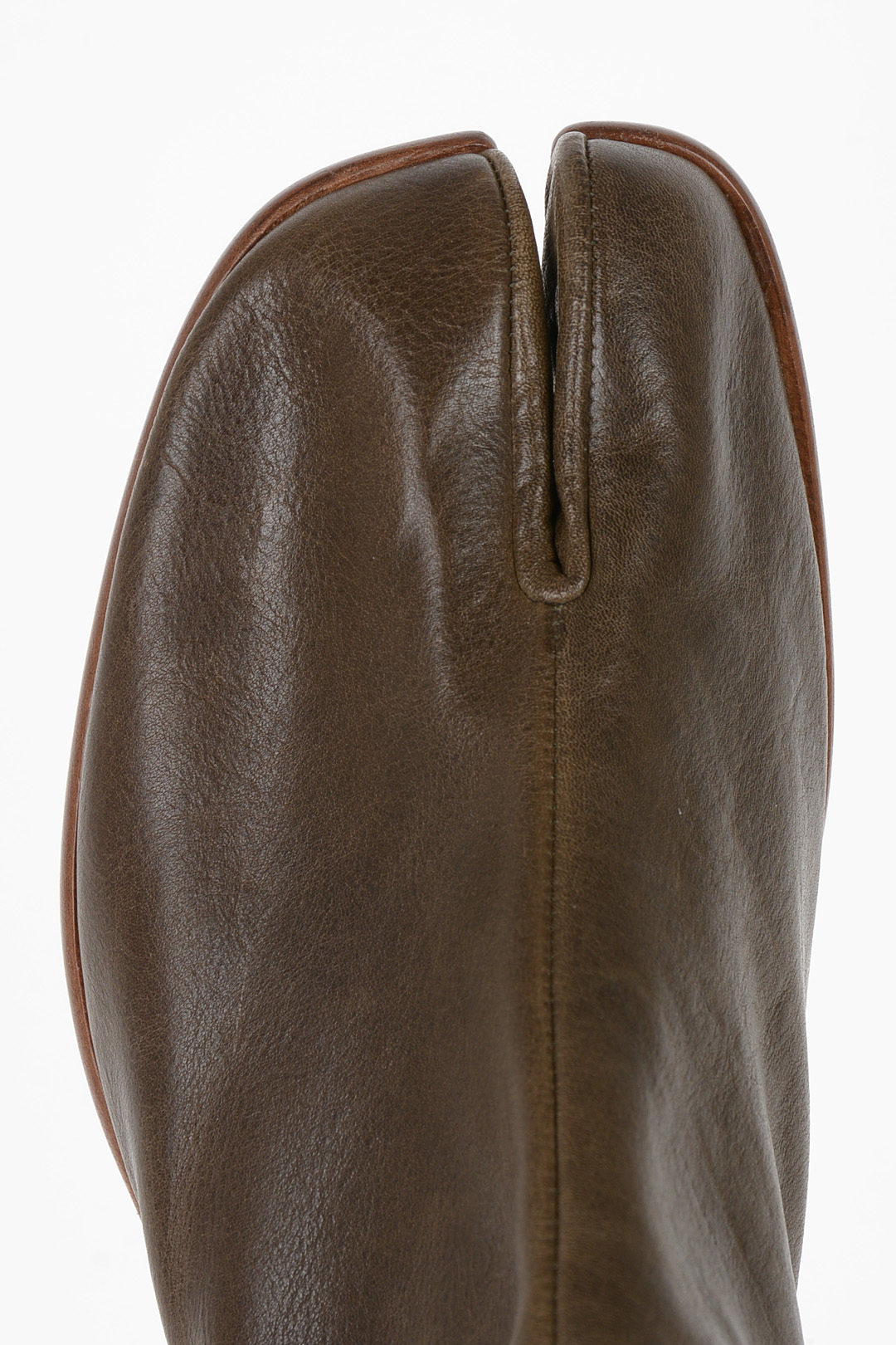 Maison Margiela MM22 8cm Leather TABI Ankle Boots men - Glamood Outlet