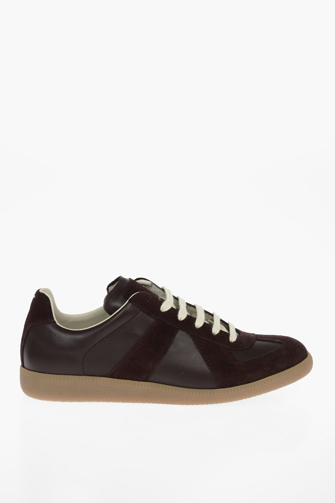 Maison Margiela MM22 Contrasting Laces Suede Low-Top Sneakers men