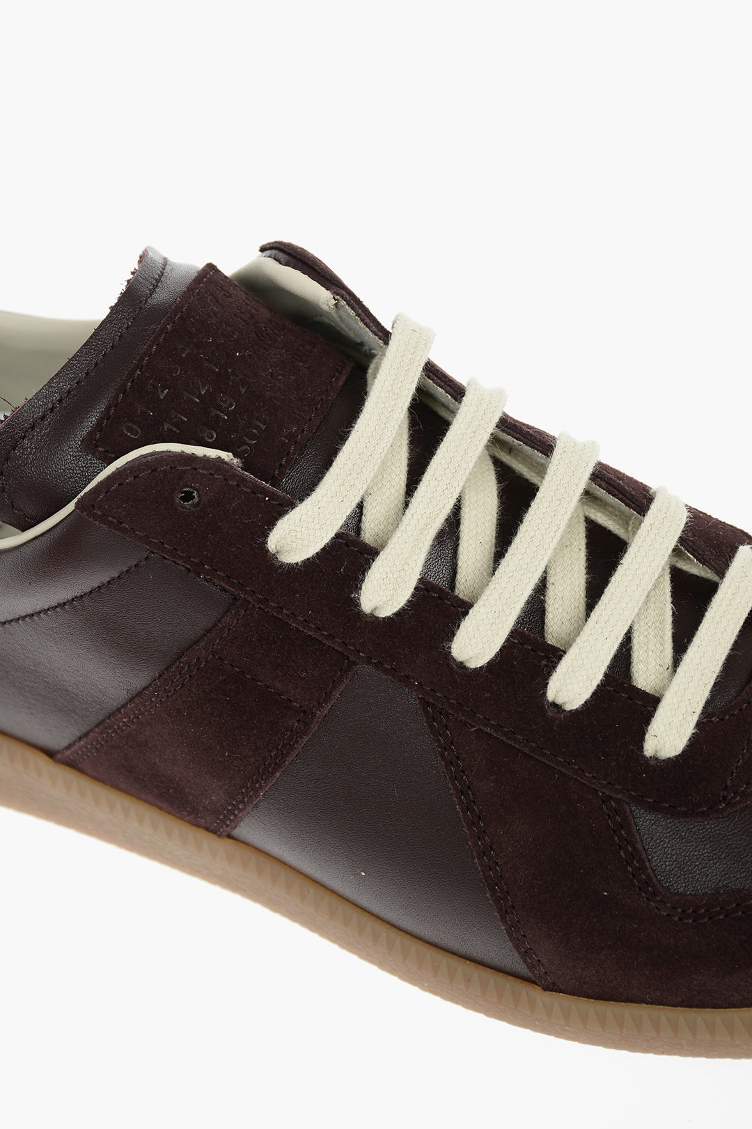 Maison Margiela MM22 Contrasting Laces Suede Low-Top Sneakers men