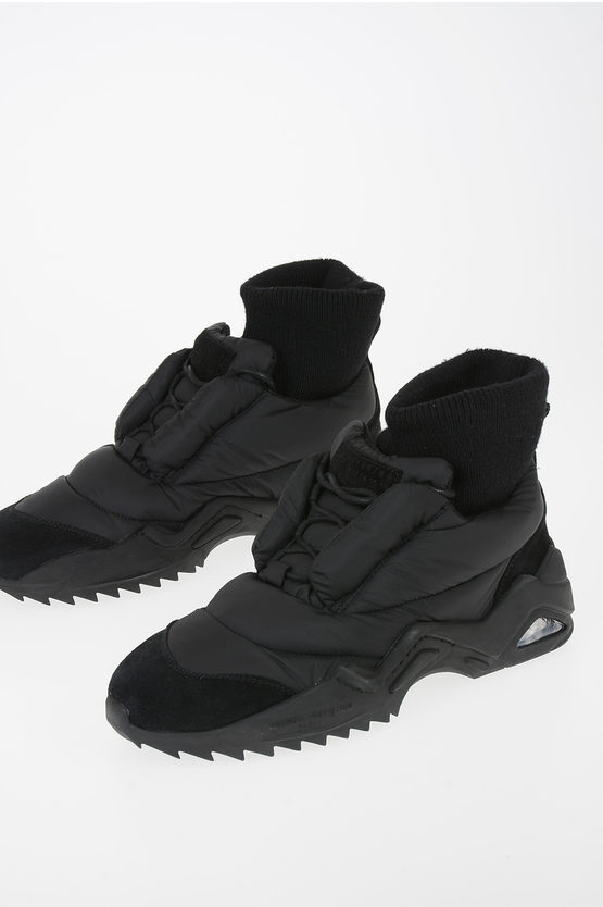 Maison Margiela Mm22 Fabric Puffer Sneakers In Black
