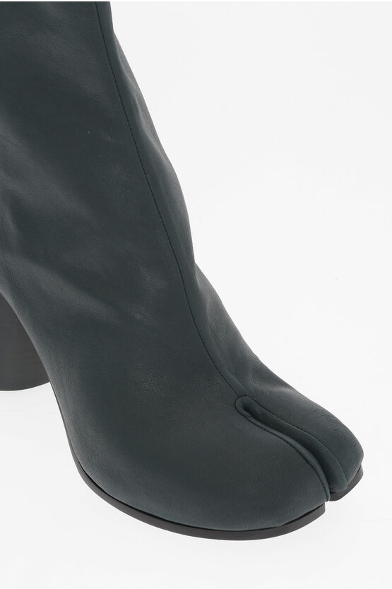 Maison Margiela MM22 Leather TABI Ankle Boots Heel 8cm women