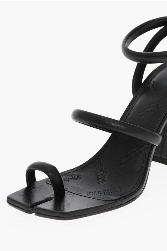 靴 Maison Margiela Heel Sandal Maison Margiela 80mm Tabi Sandal Pumps | Black | FARFETCH CA