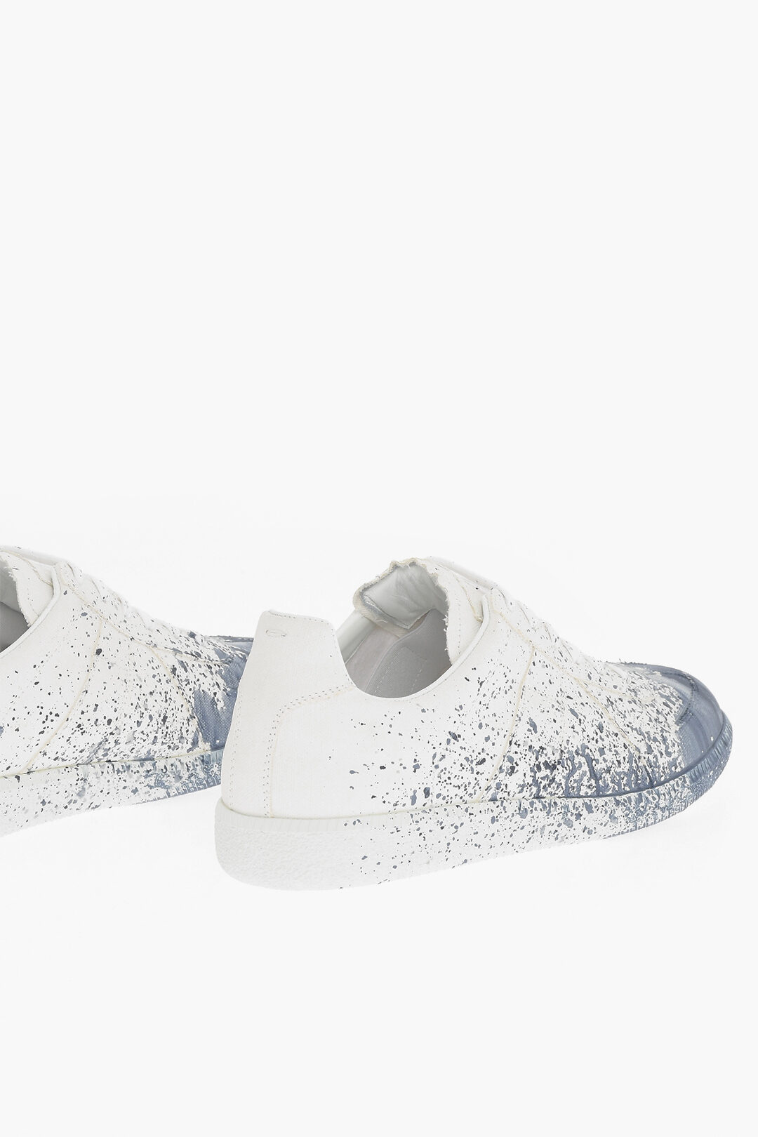 Maison Margiela MM22 Paint Effect Canvas Low Top Sneakers men