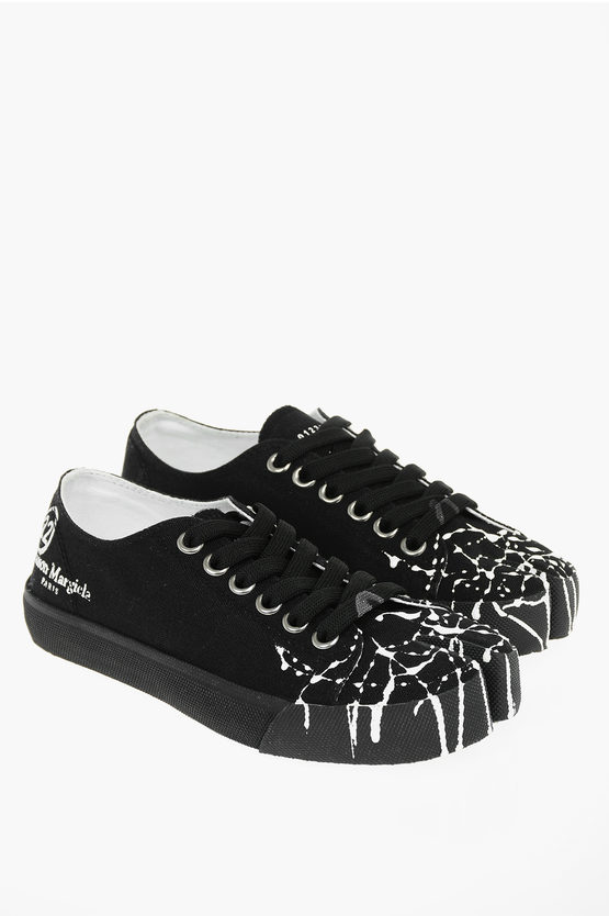 Maison Margiela MM22 Painting Effect TABI Low-Top Sneakers