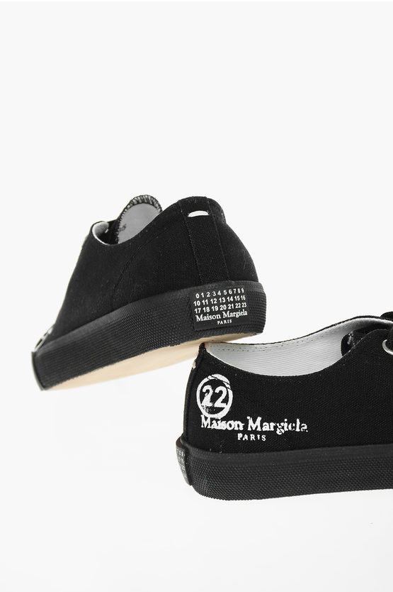 Maison Margiela MM22 Painting Effect TABI Low-Top Sneakers