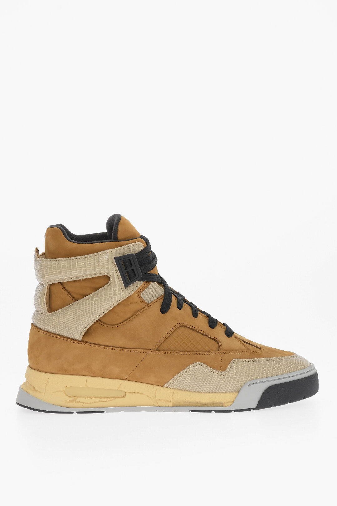 【おすすめ】 MM22 Margiela Maison Snake-Effect Sneakers Top High Leather テレビ
