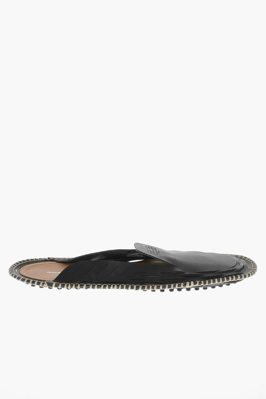 MAISON MARGIELA★素敵！MM22 glossed-leather wedge mules MAISON MARGIELA MM22 glossed-leather wedge mules | THE OUTNET
